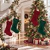 MTRICHSHOP 6PACK Christmas Stockings,18Inches Large Cable Knitted Stockings