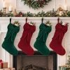 MTRICHSHOP 6PACK Christmas Stockings,18Inches Large Cable Knitted Stockings