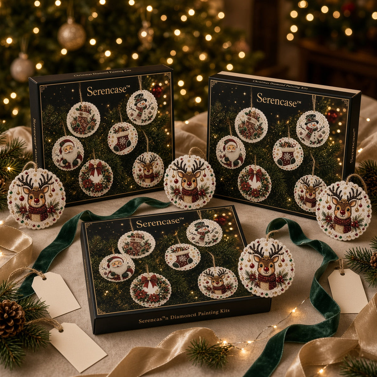 Navorella™ Christmas Sparkle Ornament Kit